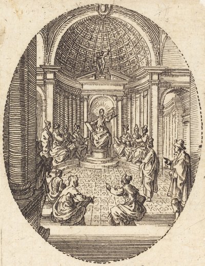 Christ among the Doctors by Jacques Callot