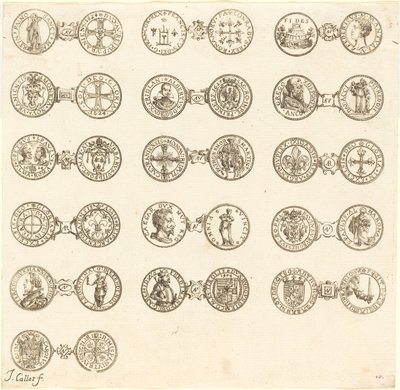 Coins [plate 10] by Jacques Callot