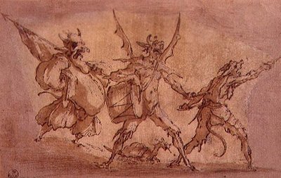 Devil Musketeers by Jacques Callot