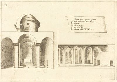 Elevation of a Church by Jacques Callot