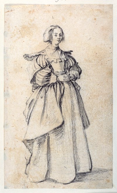 Female Figure by Jacques Callot