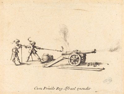 Firing the Cannon by Jacques Callot