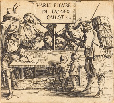 Frontispiece for Varie Figure by Jacques Callot