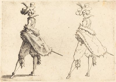 Gentleman Viewed from the Side by Jacques Callot