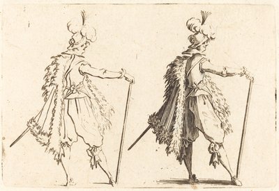 Gentleman with Cane by Jacques Callot