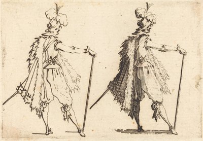 Gentleman with Cane by Jacques Callot