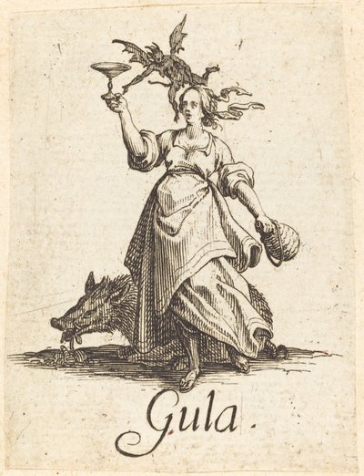 Gluttony by Jacques Callot
