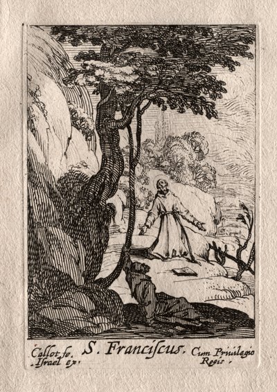 The Penitents: St. Francis by Jacques Callot