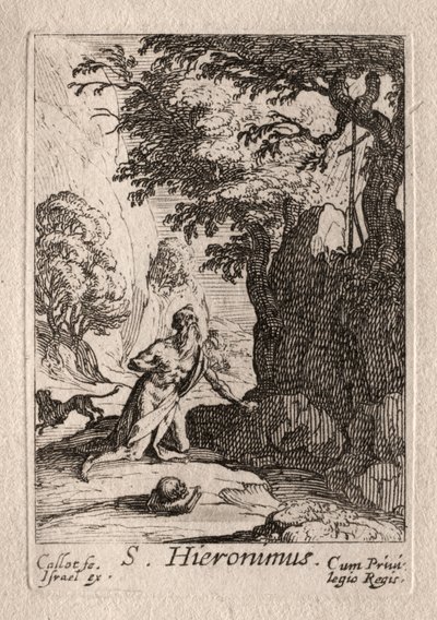 The Penitents: St. Jerome by Jacques Callot