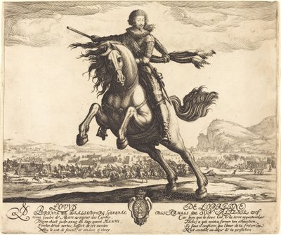 Louis de Lorraine, Prince of Phalsbourg by Jacques Callot