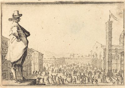 Piazza del Duomo, Florence by Jacques Callot
