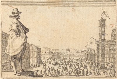 Piazza del Duomo, Florence by Jacques Callot