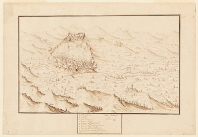 Planometric View of Gani by Jacques Callot