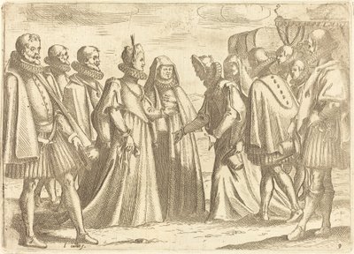 Reception at Mantua by Jacques Callot