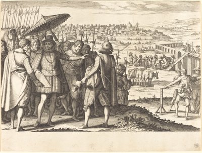 Restoration of the Aqueduct at Pisa by Jacques Callot