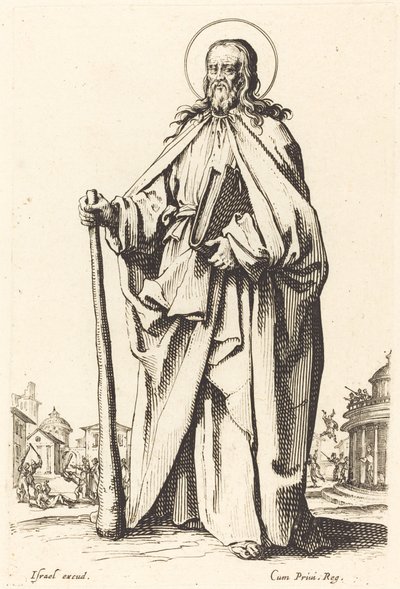 Saint James the Less, Published 1631 by Jacques Callot