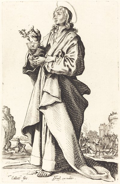 Saint John the Evangelist by Jacques Callot