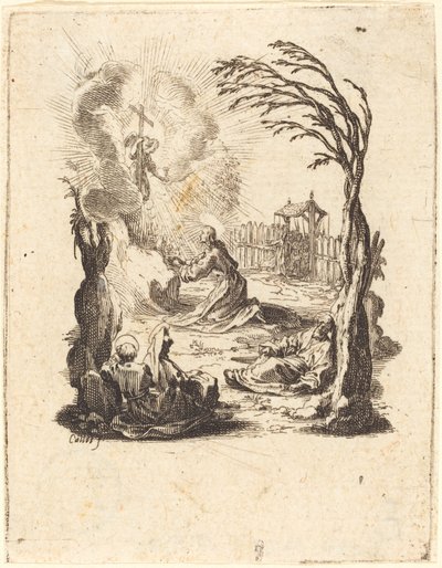 The Agony in the Garden by Jacques Callot