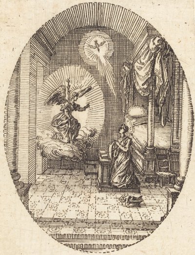 The Annunciation by Jacques Callot