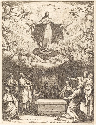 The Assumption of the Virgin by Jacques Callot