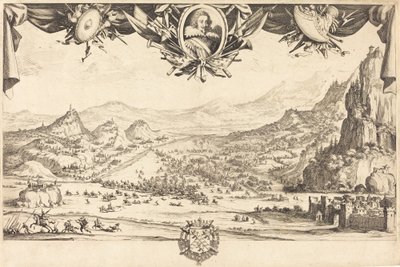 The Combat of Avigliana by Jacques Callot