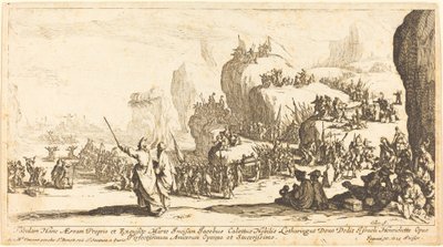 The Crossing of the Red Sea by Jacques Callot