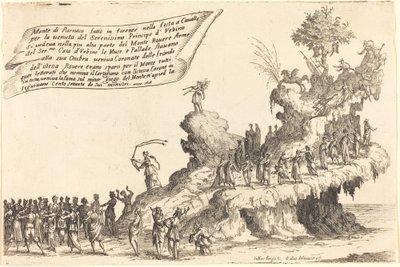 The Float of Mount Parnassus by Jacques Callot