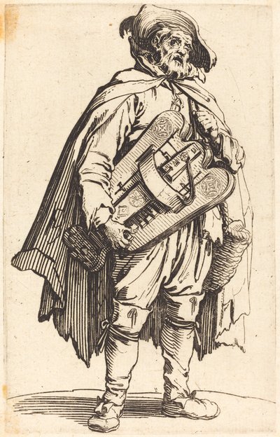 The Hurdy-Gurdy Player by Jacques Callot