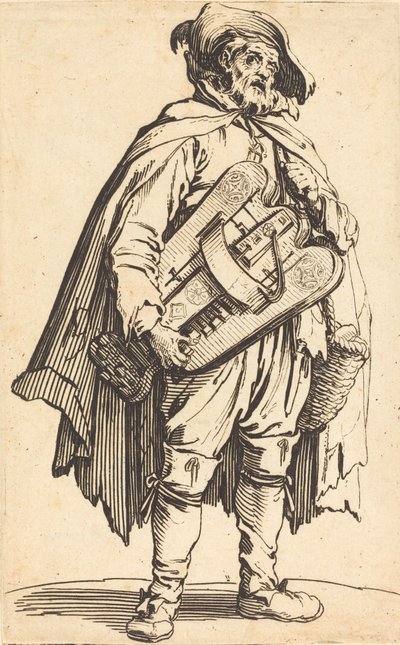 The Hurdy-Gurdy Player by Jacques Callot