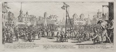 The Large Miseries of War: The Strappado by Jacques Callot