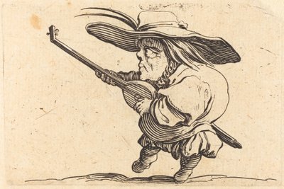 The Lute Player, c. 1622 by Jacques Callot