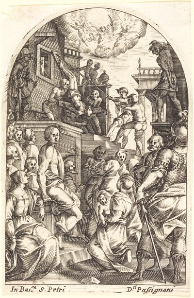 The Martyrdom of Saint Peter by Jacques Callot