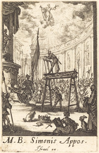 The Martyrdom of Saint Simon by Jacques Callot