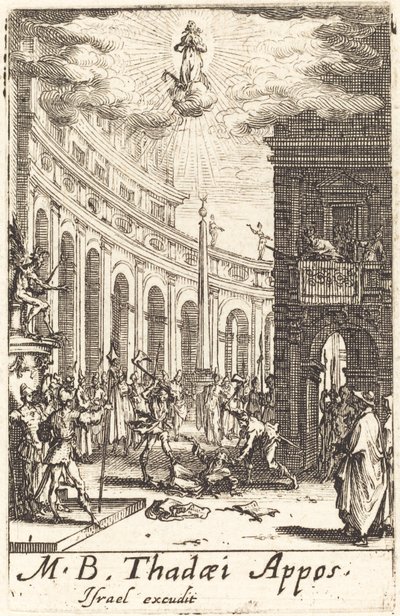 The Martyrdom of Saint Thaddeus by Jacques Callot