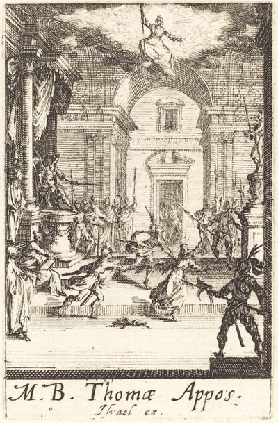 The Martyrdom of Saint Thomas by Jacques Callot