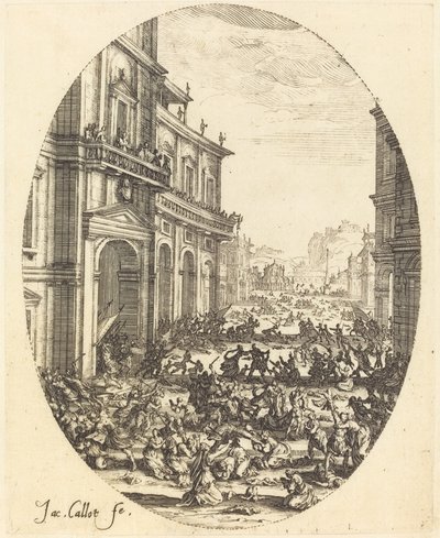 The Massacre of the Innocents (Second Plate) by Jacques Callot