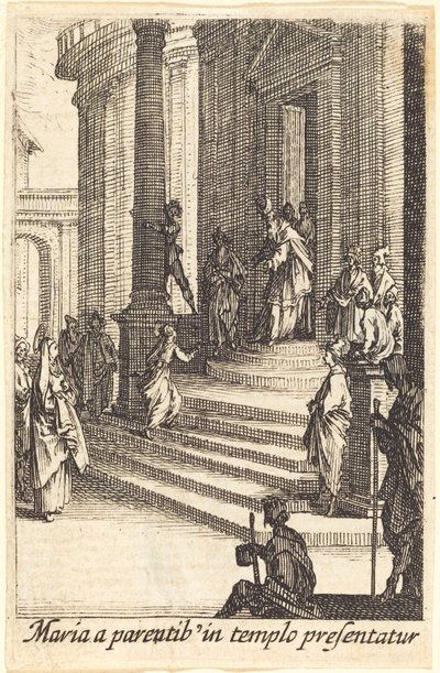 The Presentation of the Virgin by Jacques Callot