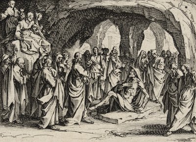 The Resurrection of Lazarus, 1635 by Jacques Callot