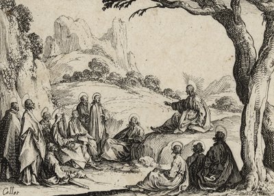 The Sermon on the Mount, 1635 by Jacques Callot