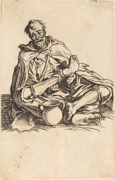 The Sick Man by Jacques Callot