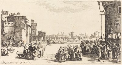 The Slave Market by Jacques Callot