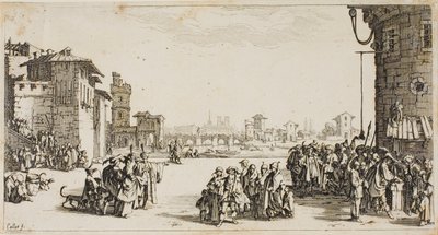 The Slave Market by Jacques Callot