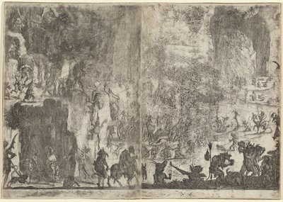 The Temptation of Saint Anthony (first version) by Jacques Callot