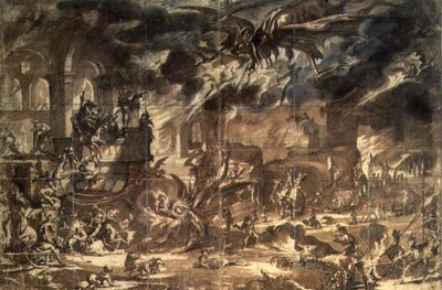 The Temptation of St. Anthony by Jacques Callot