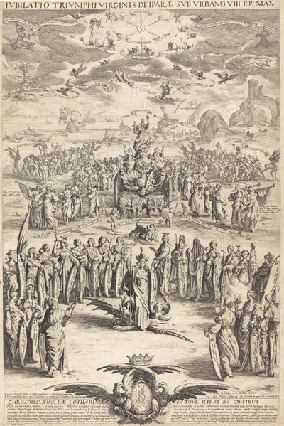 The Triumph of the Virgin by Jacques Callot