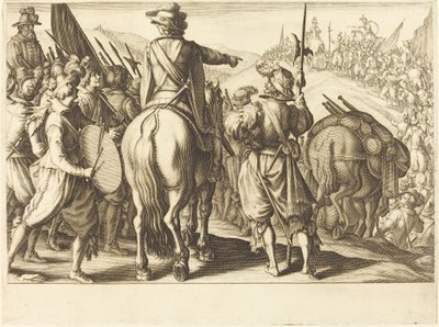 The Troops on the March by Jacques Callot
