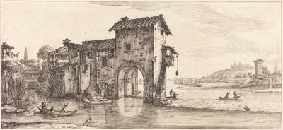The Watermill by Jacques Callot