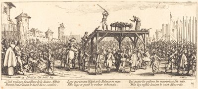 The Wheel by Jacques Callot