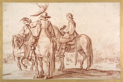 Three Horsemen by Jacques Callot