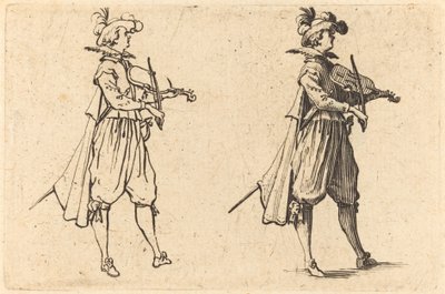 Violinist by Jacques Callot